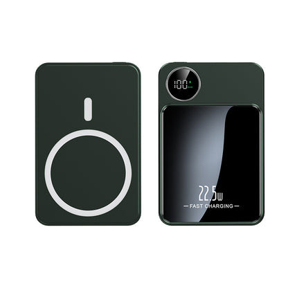Tik Cross-Border Magsafe Magnetic Wireless Fast Charging Power Bank 10000 Mah Ultra-Thin Mobile Power Supply Wholesale