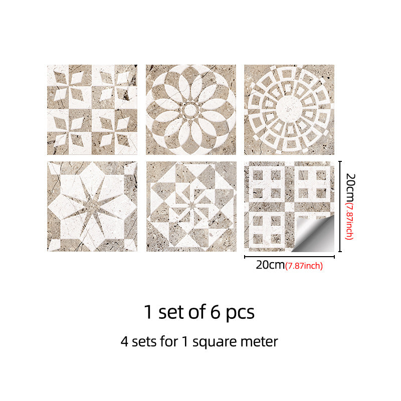 tile peeling self-adhesive wear-resistant non-slip wall stickers