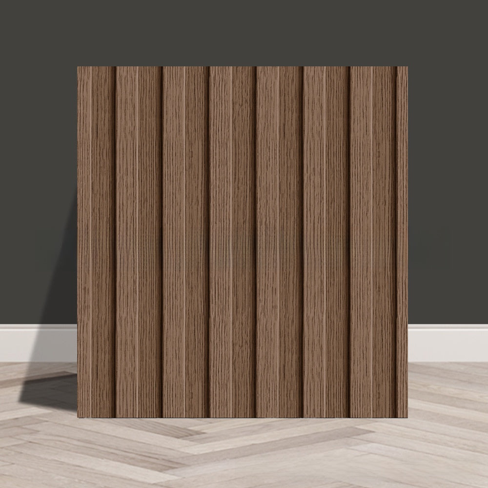 Tile stickers are pasted on the imitation marble wall