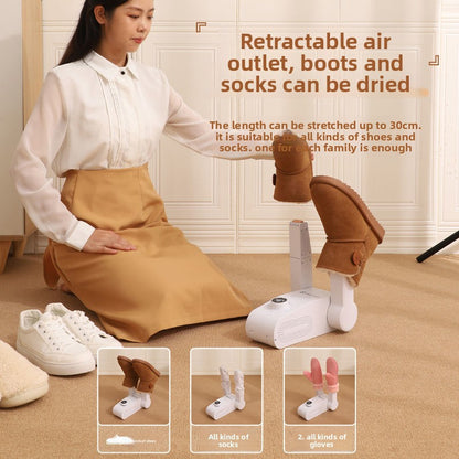 Timed quick-drying shoe dryer
