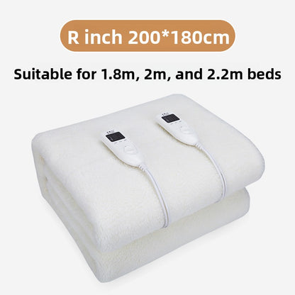 Timed temperature-controlled electric blanket
