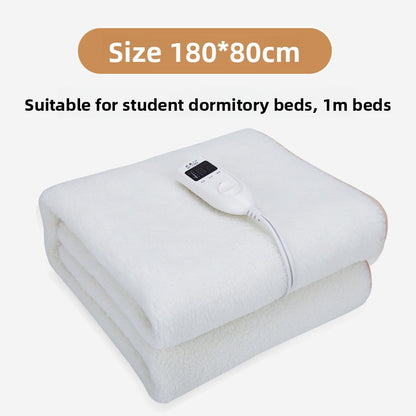 Timed temperature-controlled electric blanket