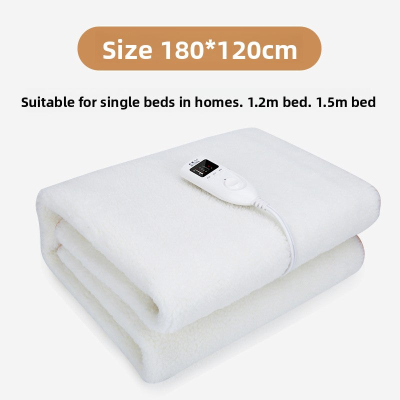 Timed temperature-controlled electric blanket