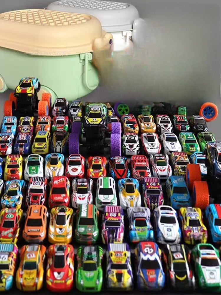 Tin Car Container Toy Gift Box Set