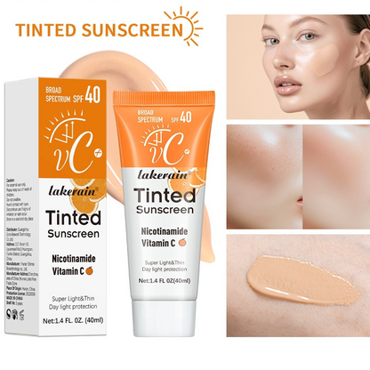 Tinted sunscreen