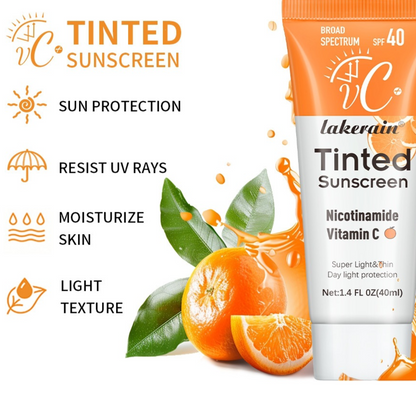 Tinted sunscreen