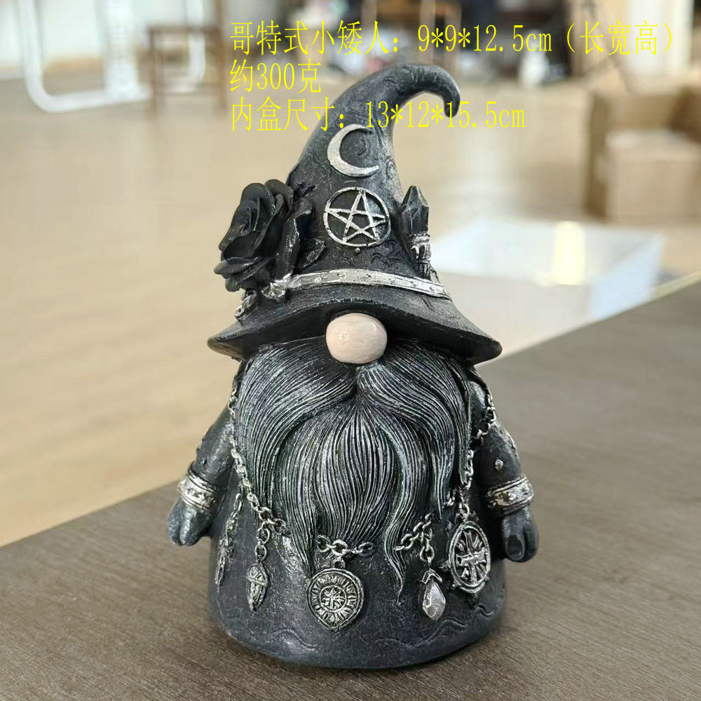 Tiny resin figurine of a dwarf