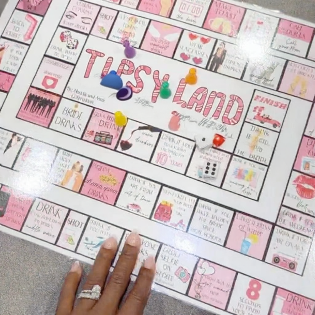 Tipsy Land Party Board Game