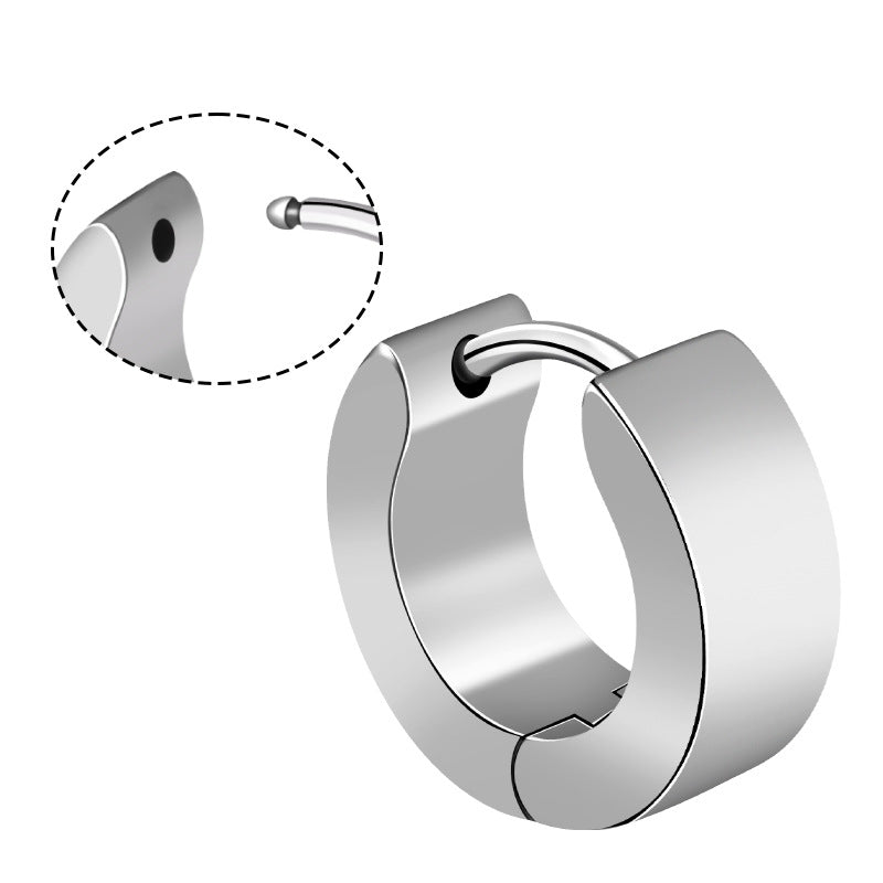 Titanium alloy earrings