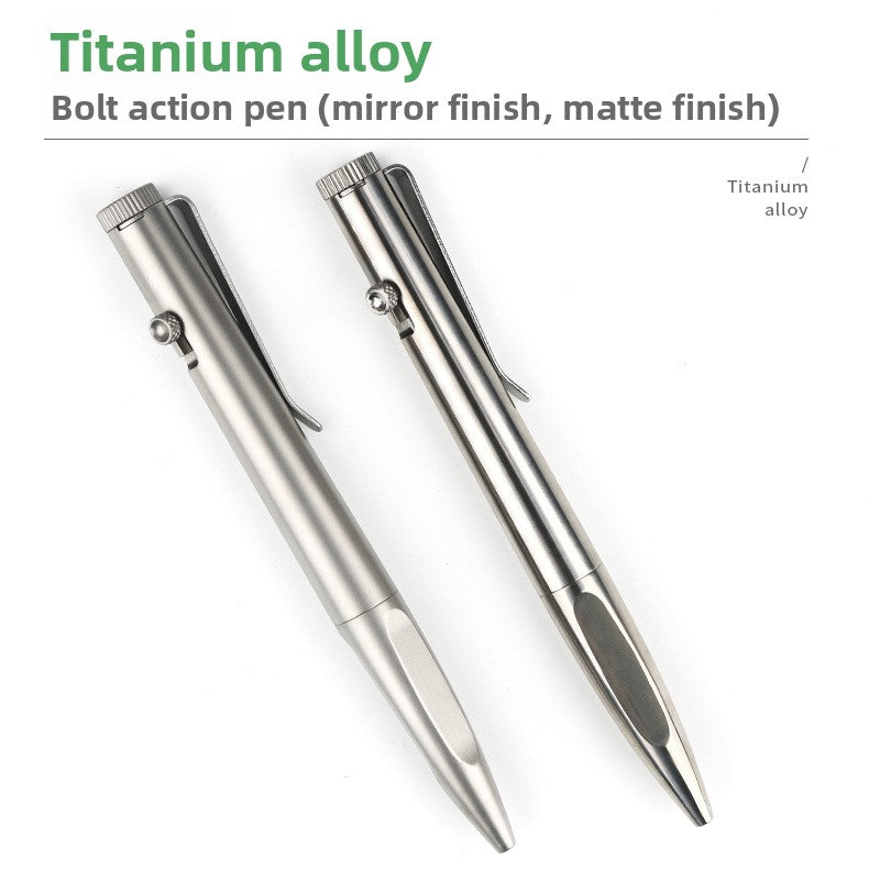 Titanium Alloy Multifunctional Tactical Ballpoint Pen