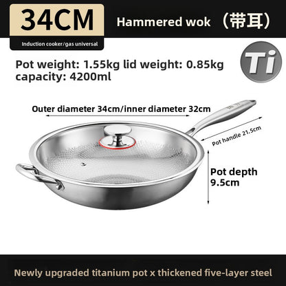 Titanium Alloy Non-Stick Frying Pan