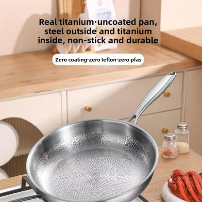 Titanium Alloy Non-Stick Frying Pan
