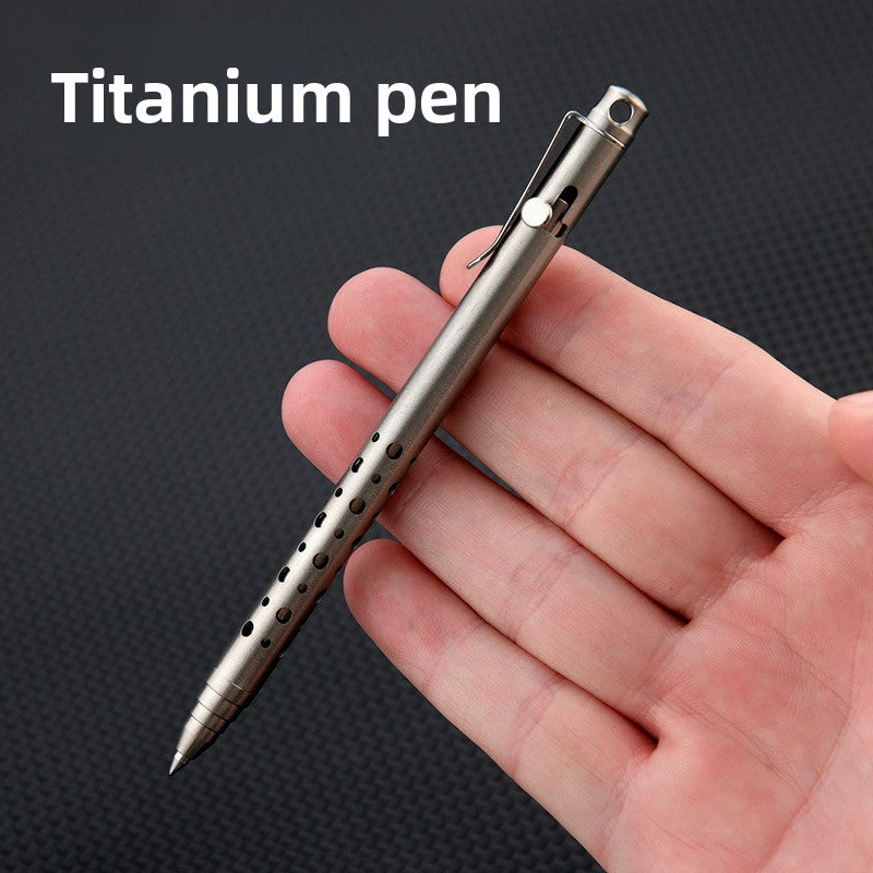 Titanium Bolt Action Ballpoint Pen
