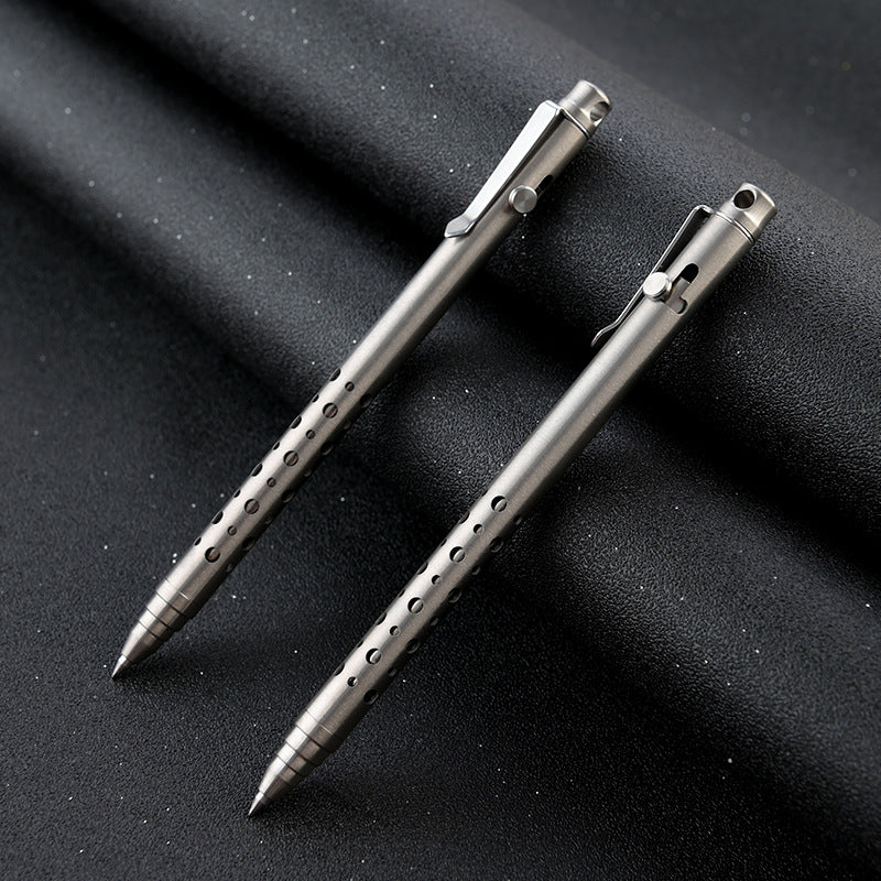 Titanium Bolt Action Ballpoint Pen