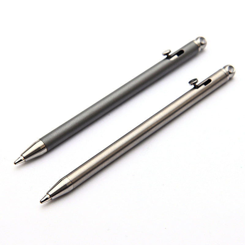 Titanium Bolt Action Keychain Pen