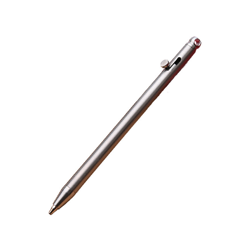 Titanium Bolt Action Keychain Pen