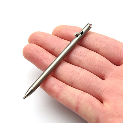 Titanium Bolt Action Keychain Pen