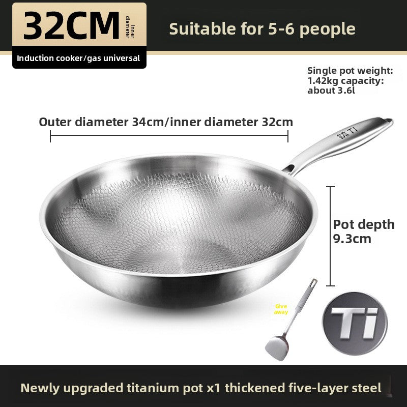 Titanium Cooking Wok
