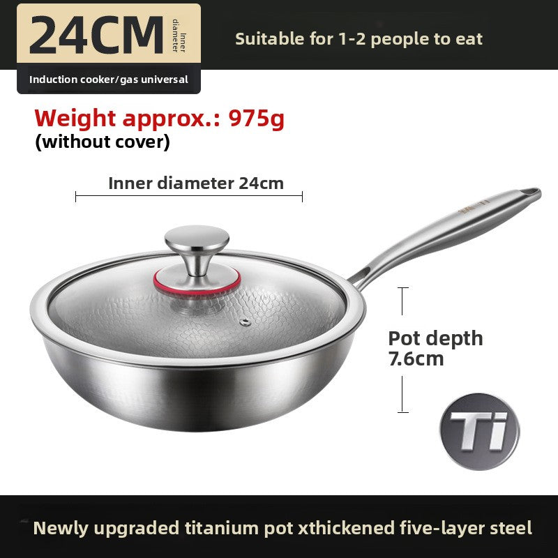Titanium Cooking Wok