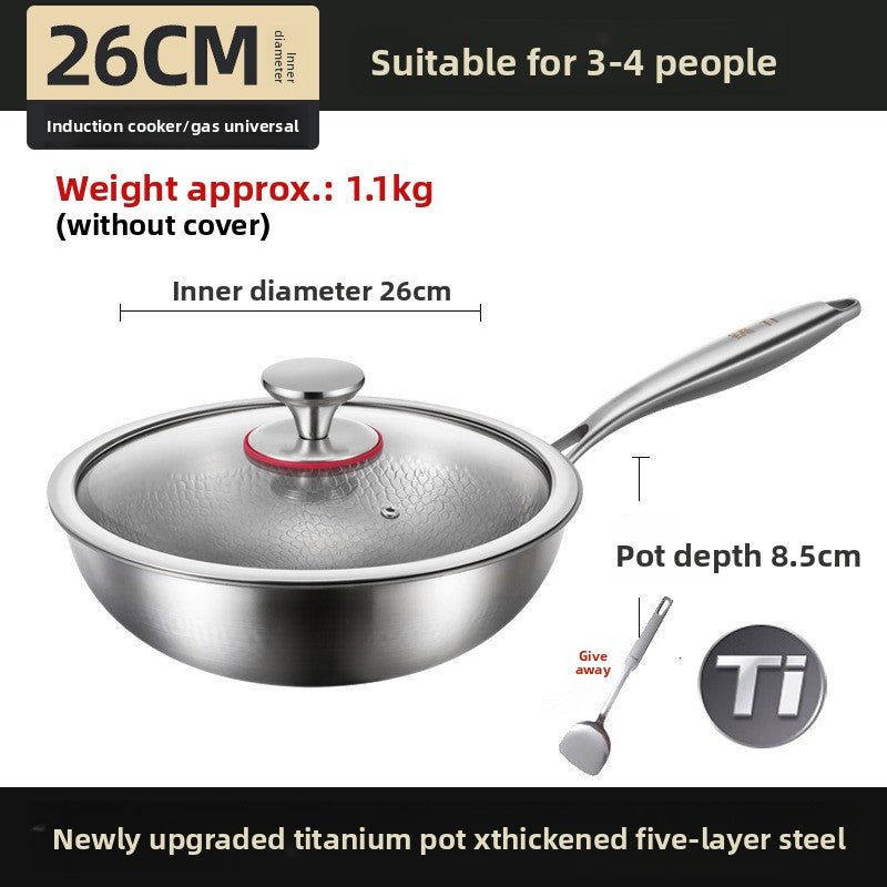 Titanium Cooking Wok