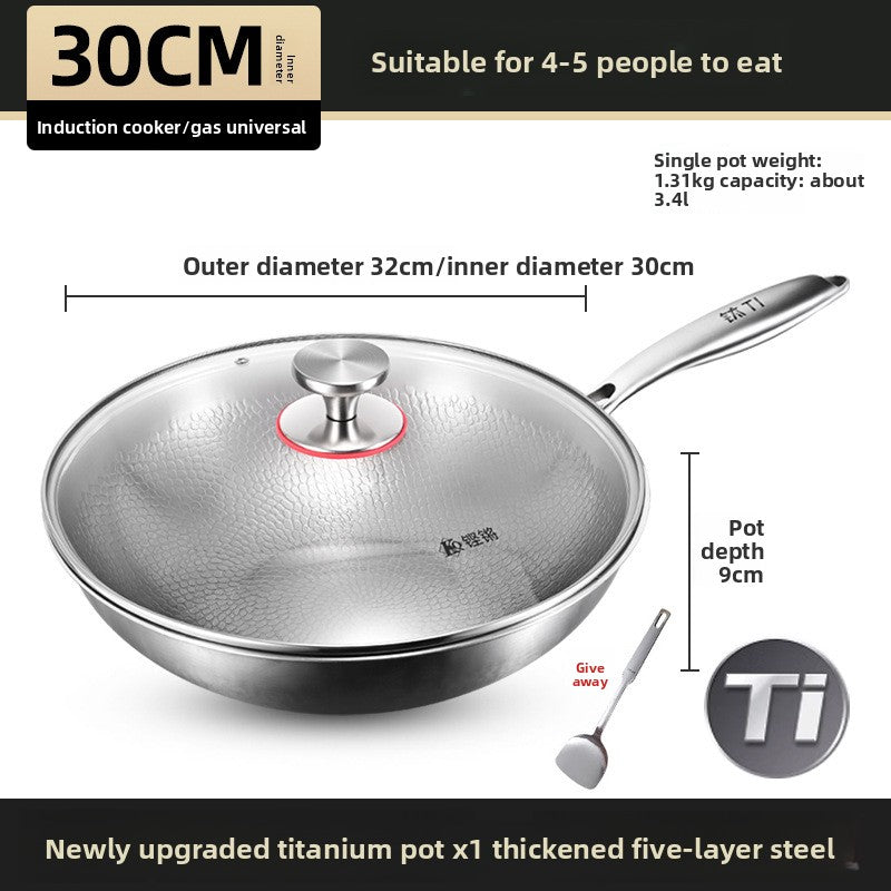 Titanium Cooking Wok