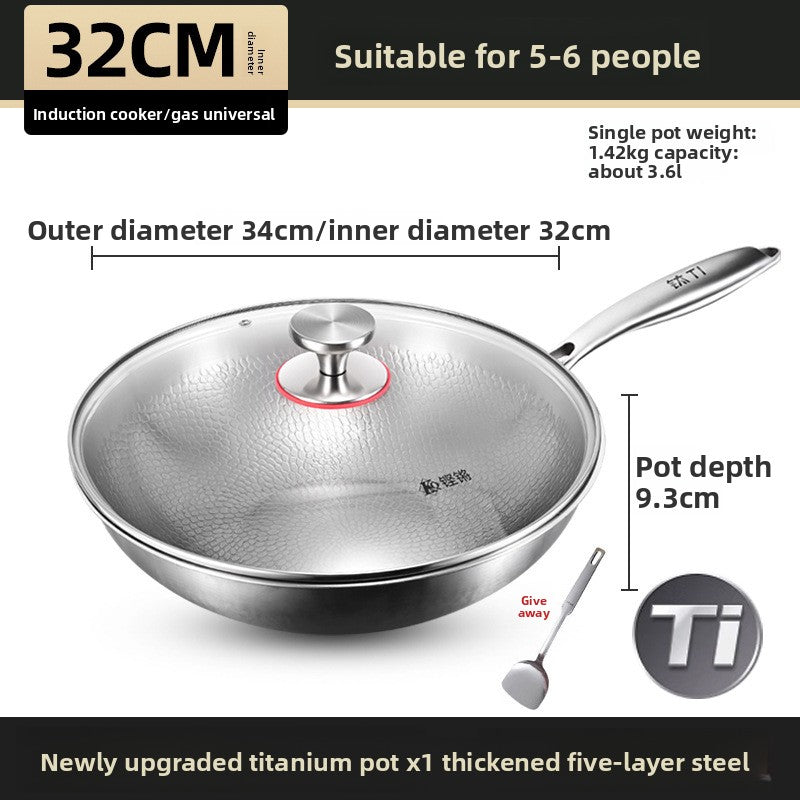 Titanium Cooking Wok