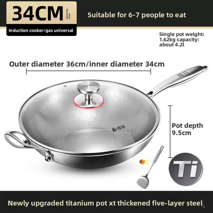Titanium Cooking Wok