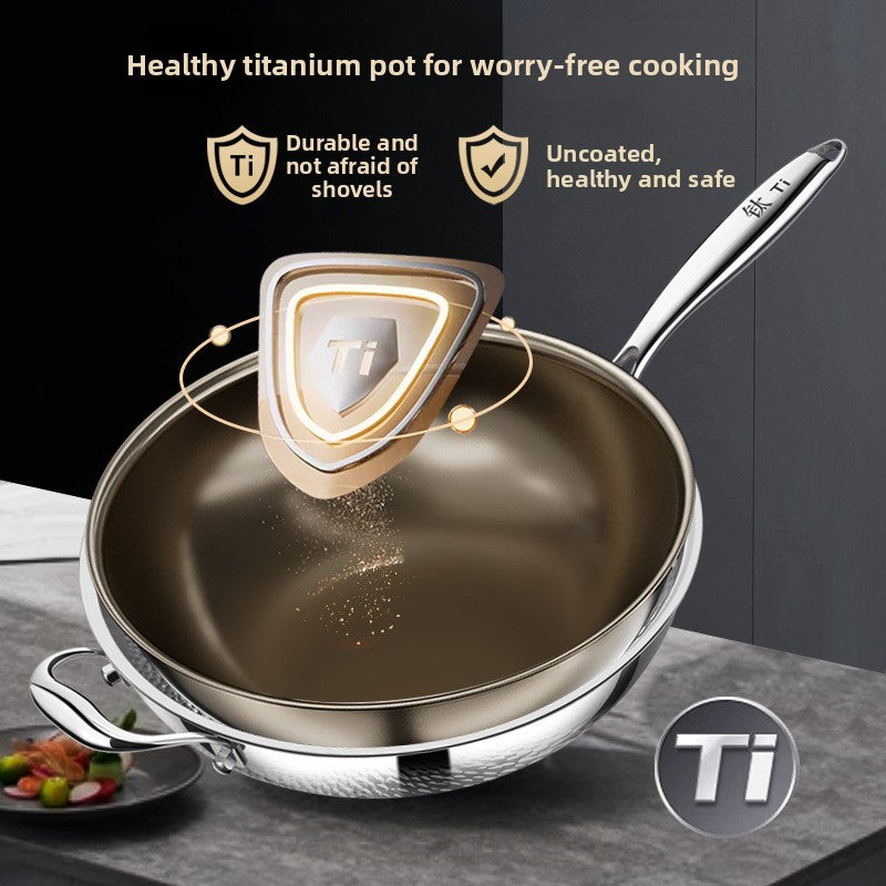 Titanium Cooking Wok
