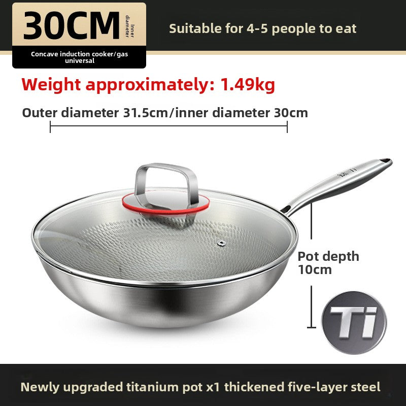 Titanium Cooking Wok