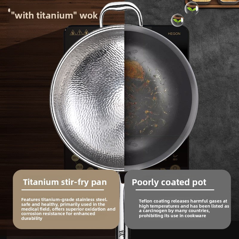 Titanium Cooking Wok