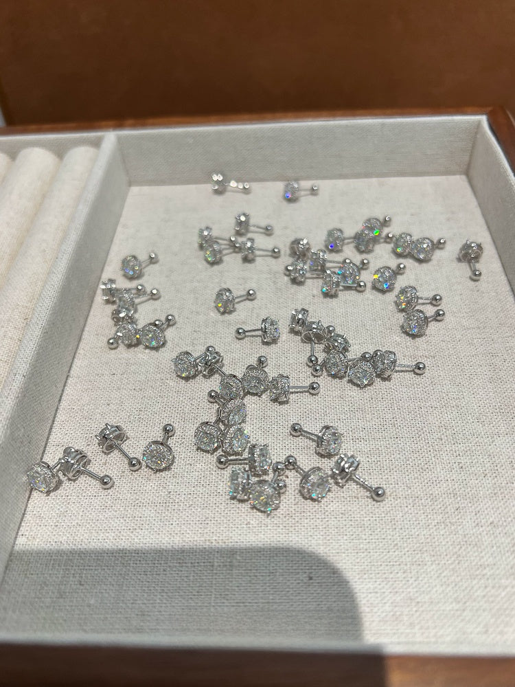 Titanium earrings