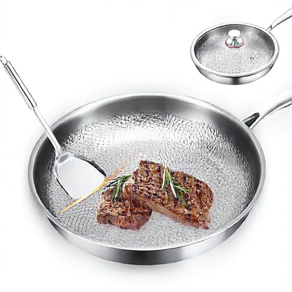 Titanium frying pan
