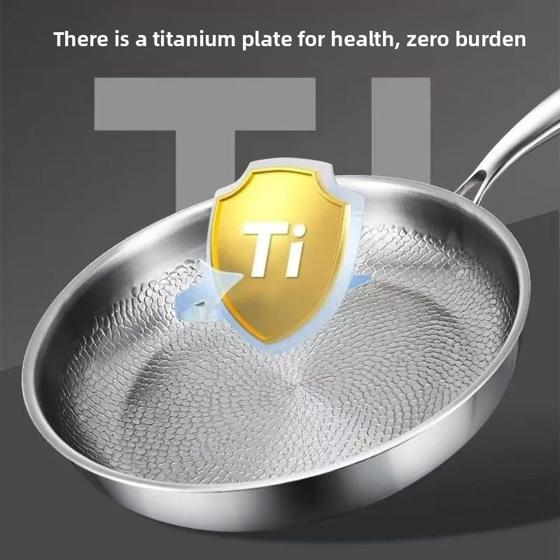 Titanium Hammered Frying Pan