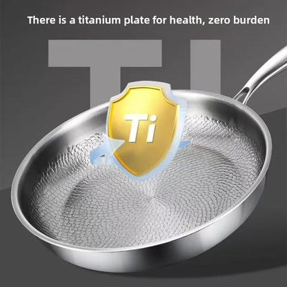 Titanium Hammered Frying Pan