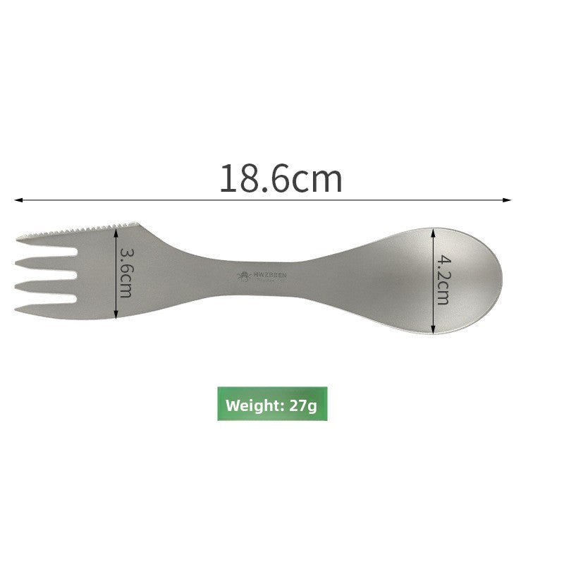 Titanium Multi-Function Camping Utensil Set
