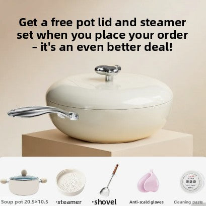 Titanium Non-Coated Non-Stick Wok