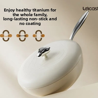 Titanium Non-Coated Non-Stick Wok