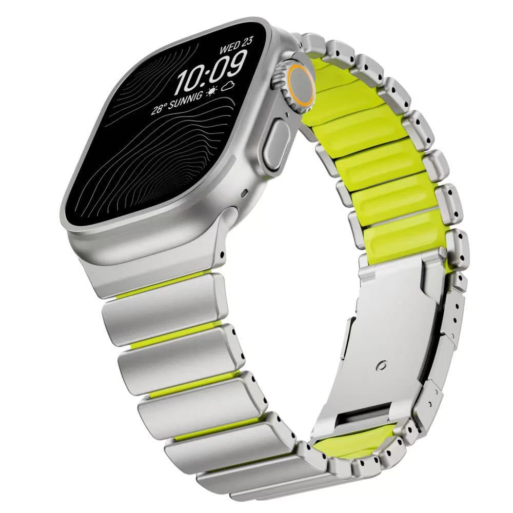 Titanium Silicone Strap for Apple Watch