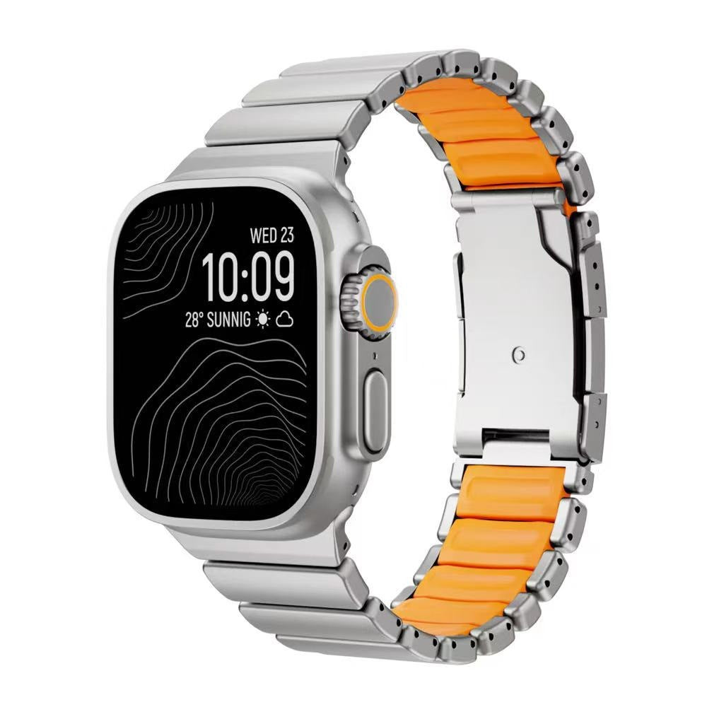 Titanium Silicone Strap for Apple Watch