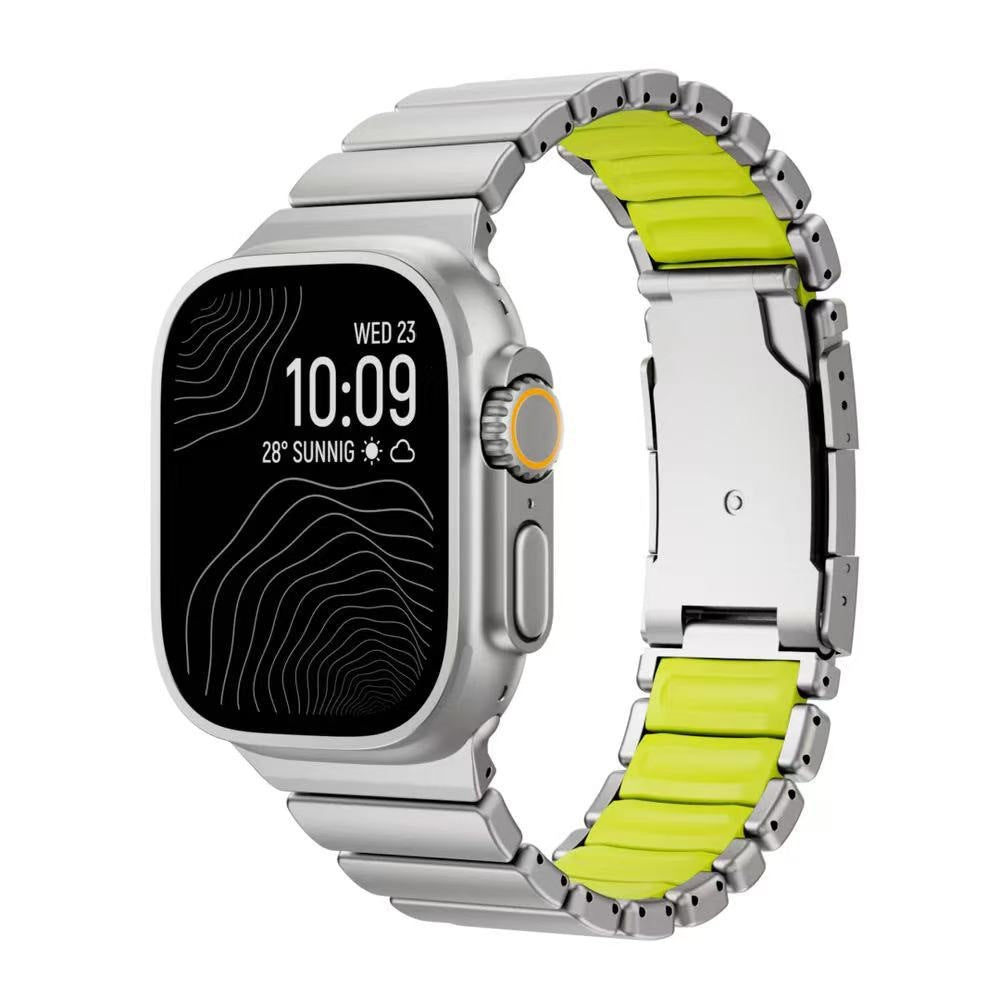 Titanium Silicone Strap for Apple Watch