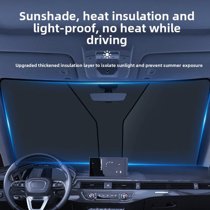 Titanium Silver Car Sunshade