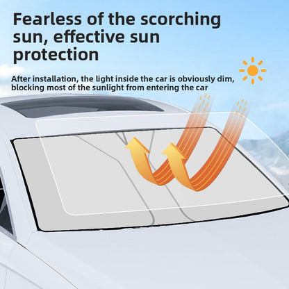 Titanium Silver Car Sunshade