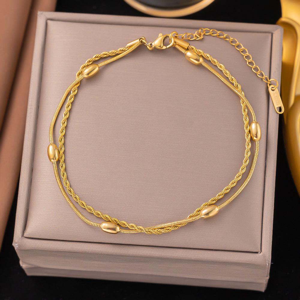 Titanium steel bracelet