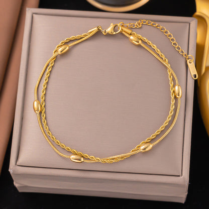 Titanium steel bracelet
