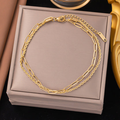 Titanium steel bracelet