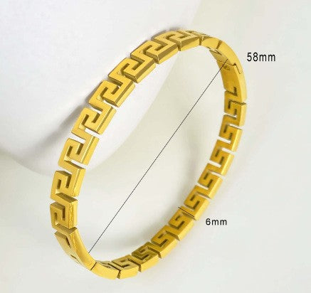 Titanium steel bracelet