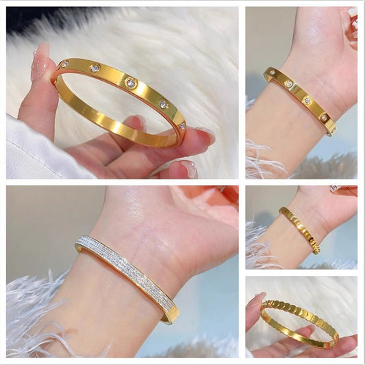 Titanium steel bracelet