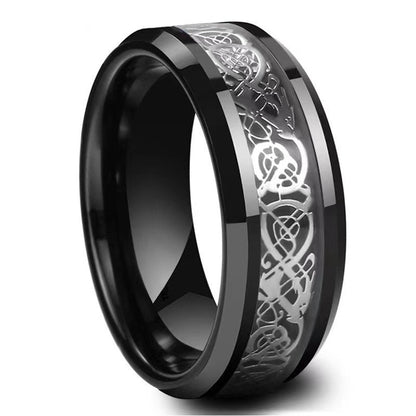 Titanium steel ceramic ring