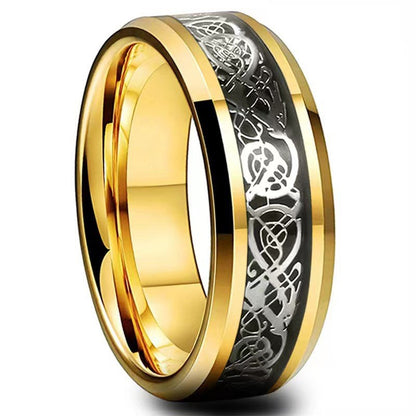 Titanium steel ceramic ring