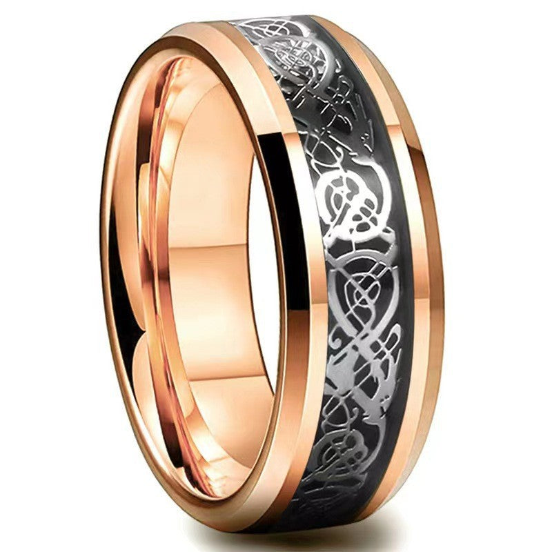 Titanium steel ceramic ring